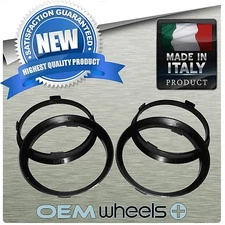 4 Pc Hub Centric Ring Rings Hubcentric For 67.1 Wheels To 63.4 Car Polycarbonate