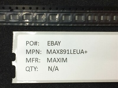 MAX891LEUA+ MAXIM MAX891LEUA IC PWR SWITCH P-CHAN 1:1 8UMAX SMD ROHS 10 PIECES