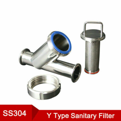 1-1/2'' Y-Type Food Sanitary Strainer Filter Quick Installation Filter SS304