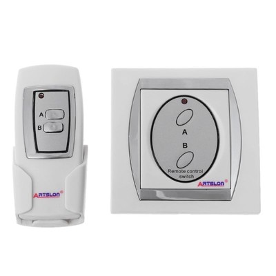 Remote Control Outlet Wireless Light for Household Appliances 2 Channels