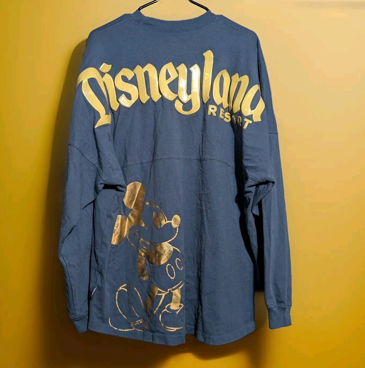 希少　Disney　Spirit Jersey   USA製　ミッキー　XL 🔥 Disney Parks Disneyland Mickey Mouse Spirit Jersey Navy