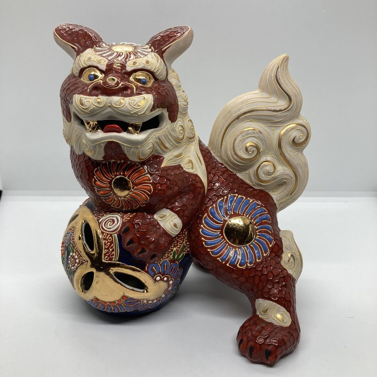Vintage Japanese Ceramic Foo Dog/Foo Lion | eBay Vintage Japanese Ceramic Foo Dog/Foo Lion | eBay