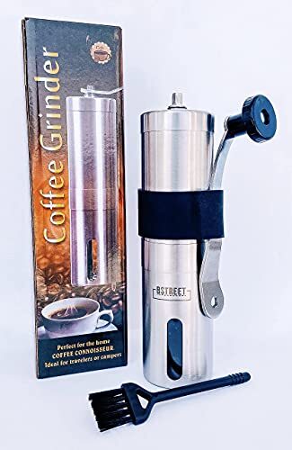 Manual coffee grinder - stainless steel 