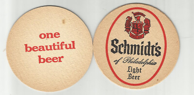 Lot of 5 Schmidt's Beer-Philadelphia, PA 3 1/2'' 1960's #029 2 sided ''One''