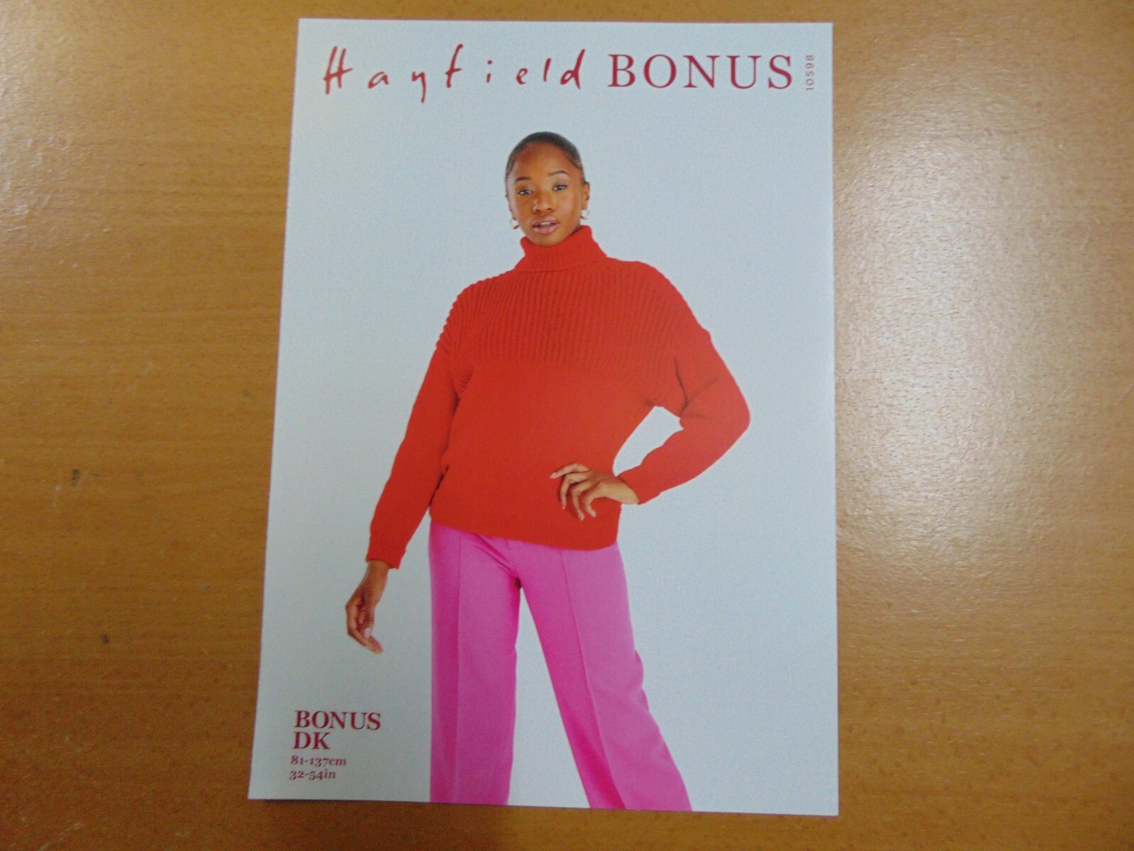 Hayfield Bonus Double knitting pattern 10598 Sweater 81 - 137 cm