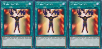 *** 3X MIND CONTROL 3X *** PLAYSET MINT/NM MIXED SETS SDCL, SDWS YUGIOH!