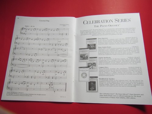 Celebration Series The Piano Odyssey #3 Songbook 2001 24 songs - Picture 3 of 4