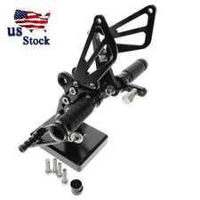 CNC Black Rearset Foot Peg For Suzuki GSX1300R HAYABUSA 1999-2005 2006 2007-2012