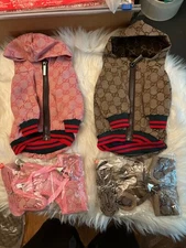 GG Yorkie Jacket WALKING VEST HARNESS W/LEASH Adjustable for pets cat dog