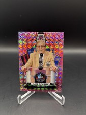 2024 Panini Mosaic Tom Flores Pink Prizm Hall of Fame Las Vegas Raiders #297