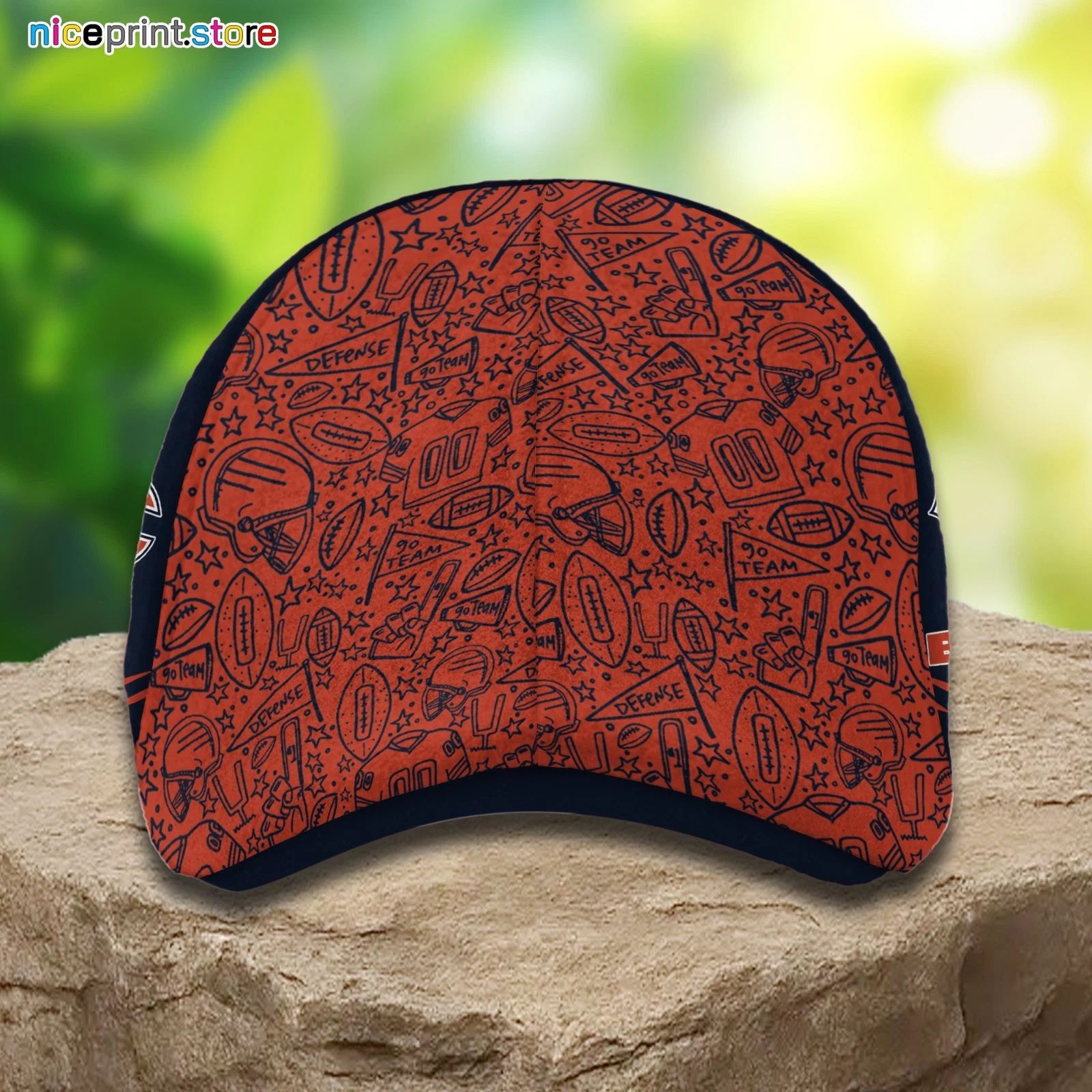 Chicago Team Bears Ivy Cap Bears Cap Flat Cap Driving Cap Golf Cap