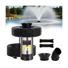 15000 GPH Pond Fountain Aerator, 110V,Floating Pond Fountain Pump with Stainl...
