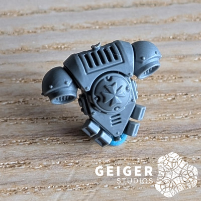 Warhammer 40K Space Marines Bits | Crusade Ancient | Templar Cross Backpack