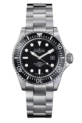 Davosa 161.538.50 Ternos Professional 68h Herrentaucheruhr Automatic schwarz