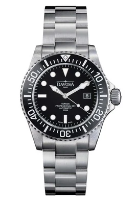 Davosa 161.538.50 Ternos Professional 68h Herrentaucheruhr Automatic schwarz - Bild 1 von 2