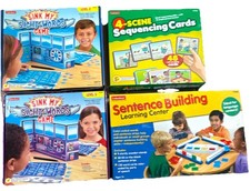 Lakeshore Learning Lot of 4 Sink My Sight Words Sentence Building Sequencing
