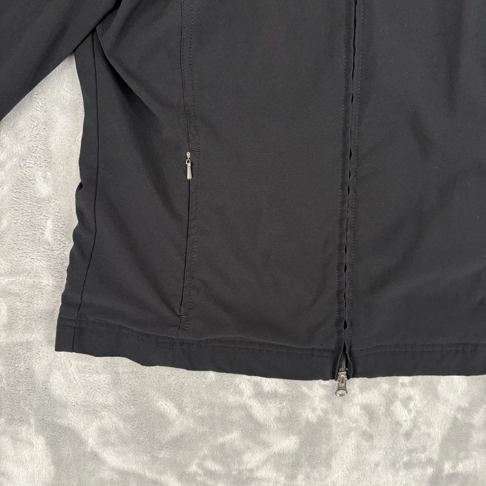 Chaqueta Lucy Manga Larga Cremallera Completa Para Mujer Mediana Negra Forrada Ropa Activa Elastizada Foto 2 de 4