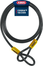 ABUS Schlaufenkabel Cobra 10 - Stahlseil Mit Kunststoff Ummantelt - Sicherung Fü