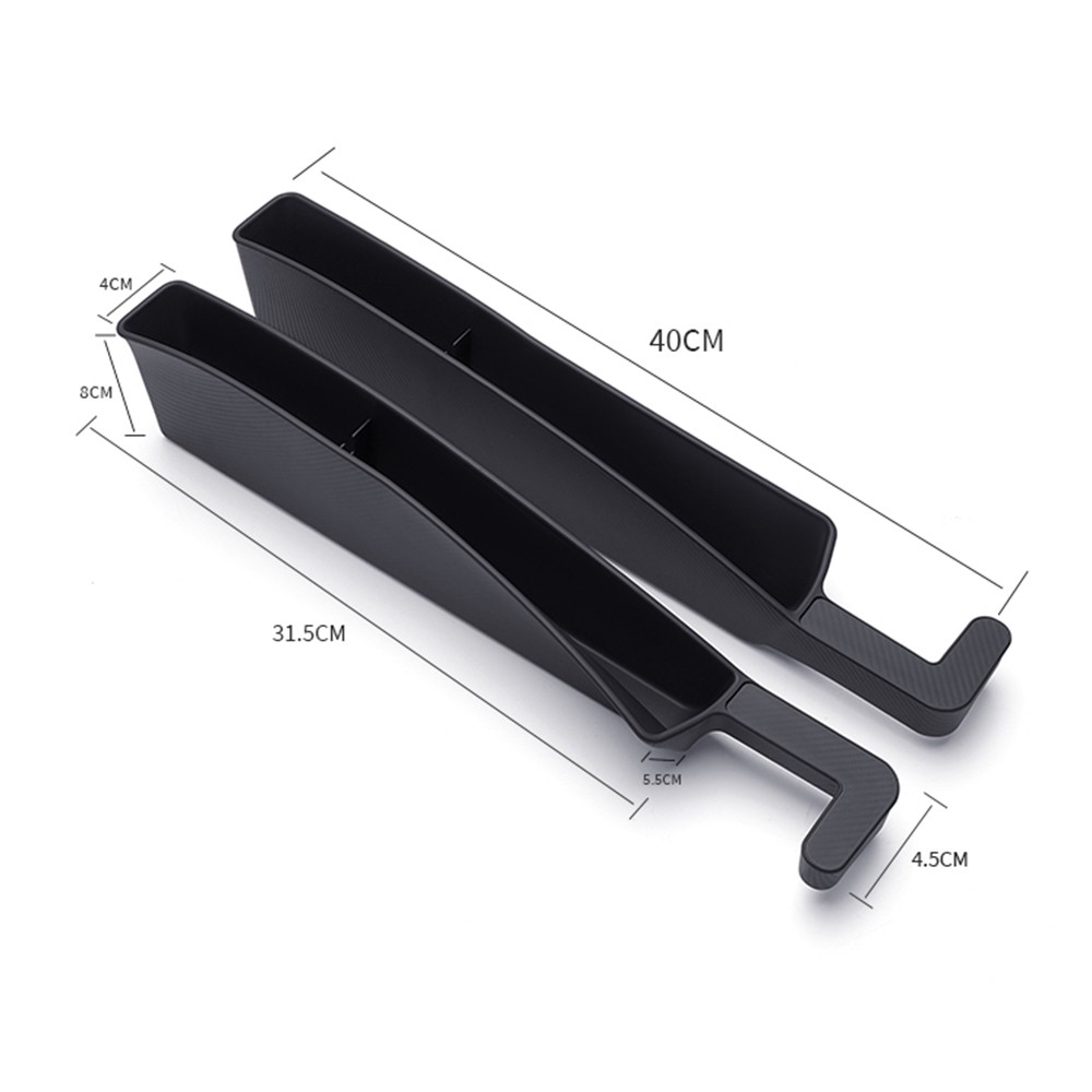 2Pcs Car Seat Gap Filler Universal Side Seam Plug Strip Filling Gap Phone Holder