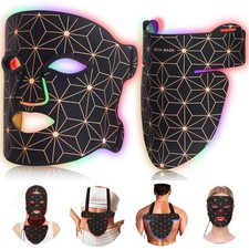 Red Light Therapy for Face and Neck, 8 Colors LED Face Mask Light Therapy wit...