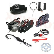50cc 49cc 2 Stroke Engine Motor Kit For Scooter Mini Pocket Dirt Bike ATV Buggy