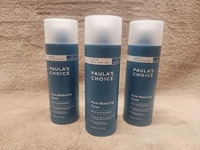 Lot of 3: Paula's Choice Skin Balancing Pore-Reducing Toner 6.4 oz.