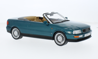 Modellauto Statisch Audi Cabriolet 1991 BLAU-GRÜN Modellbau Massstab 1:18