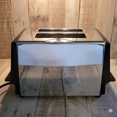 Vtg Sunbeam Vista Electric Toaster VAT-H Radiant Shade Control Automatic Chrome