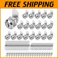 20 Pack Keyed Alike Cam Locks - 5/8 Inch Waterproof Zinc Alloy Security Solution
