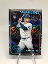Jacob Amaya 2024 Topps Montgomery Club Foil Card #144 Marlins RC