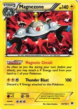 Pokemon TCG BREAKthrough Holo Magnezone 54/162 DMG