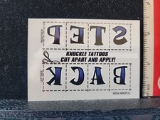 Temporary Tattoo New On Card Various Designs Available Will Combine Shipping
