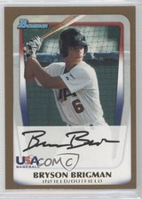 2011 Bowman Draft Prospects Gold Bryson Brigman #BDPP93 0c4