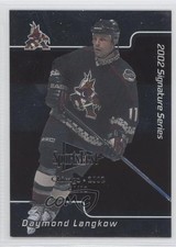 2001-02 ITG Be A Player Signature Series 1/10 Daymond Langkow #142 b9u