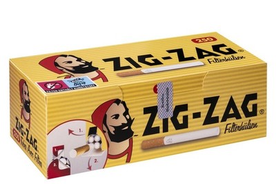 Zig-Zag Hülsen Original Filterhülsen Zigarettenhülsen (8x 250 Hülsen)