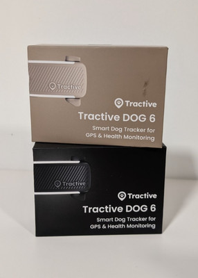 NEW [2pack] Tractive Dog 6 smart dog tracker for GPS & Health Monitoring
