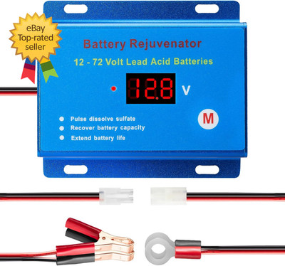 Battery Desulfator Reconditioner for 12V 72V Lead-Acid Batteries Pulse Repair...