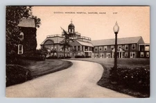 Sanford ME-Maine, Goodall Memorial Hospital, Antique Vintage Souvenir Postcard