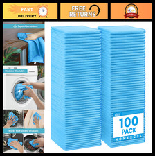 100 Pack Microfiber Cleaning Cloths - Lint Free, Scratch-Free, Highly Absorbent