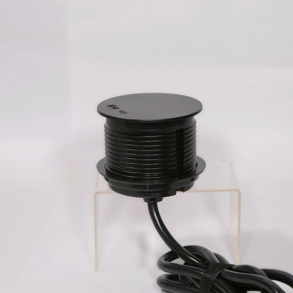 Cargador inalámbrico de escritorio ojal, con puertos de carga USB 15W; 80mm - DIFÍCIL DE ENCONTRAR Foto 3 de 4