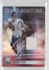2006 Donruss Elite Chain Reaction Jerseys Prime 77/99 David Carr #CR-5 s5q