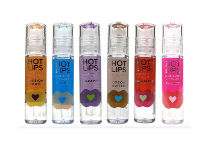 Hot Lips Juice Queen Lipgloss 8ml Cherry Cocoa Butter Grape Passion Fruit Straw