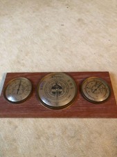 Danbar Wetterstation aus D&auml;nemark  mit Barometer / Thermometer / Hygrometer