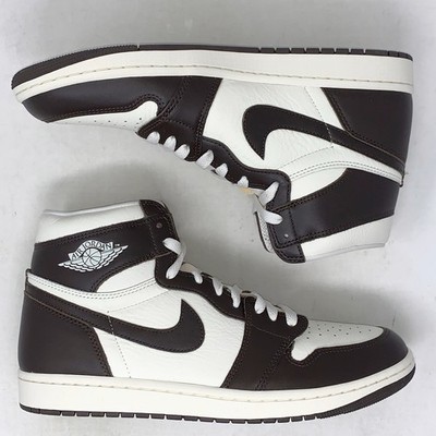 Air Jordan 1 High Madder Root Baroque Brown Sneakers, Size 7 BNIB