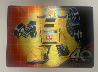 Transformers 40th Anniversary Bumblebee Limited Edition Premium Metal Card 2/4
