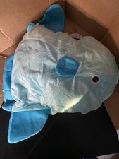 System Service 18” Ocean Sunfish Plush Stuffed Animal Blue SS12828 XL Premium