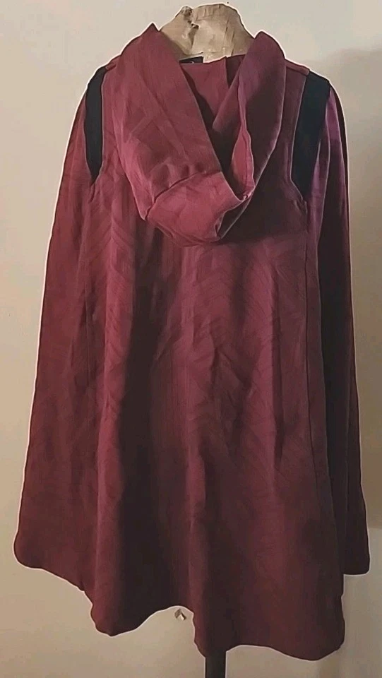 Marvel Bruja Escarlata Wanda Visión Película Disfraz Juegos con disfraces Capa Rojo Genial Halloween Foto 4 de 4