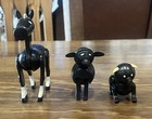 Vintage Fisher Price Little People Black Horse, Sheep, and Pig — photo 2