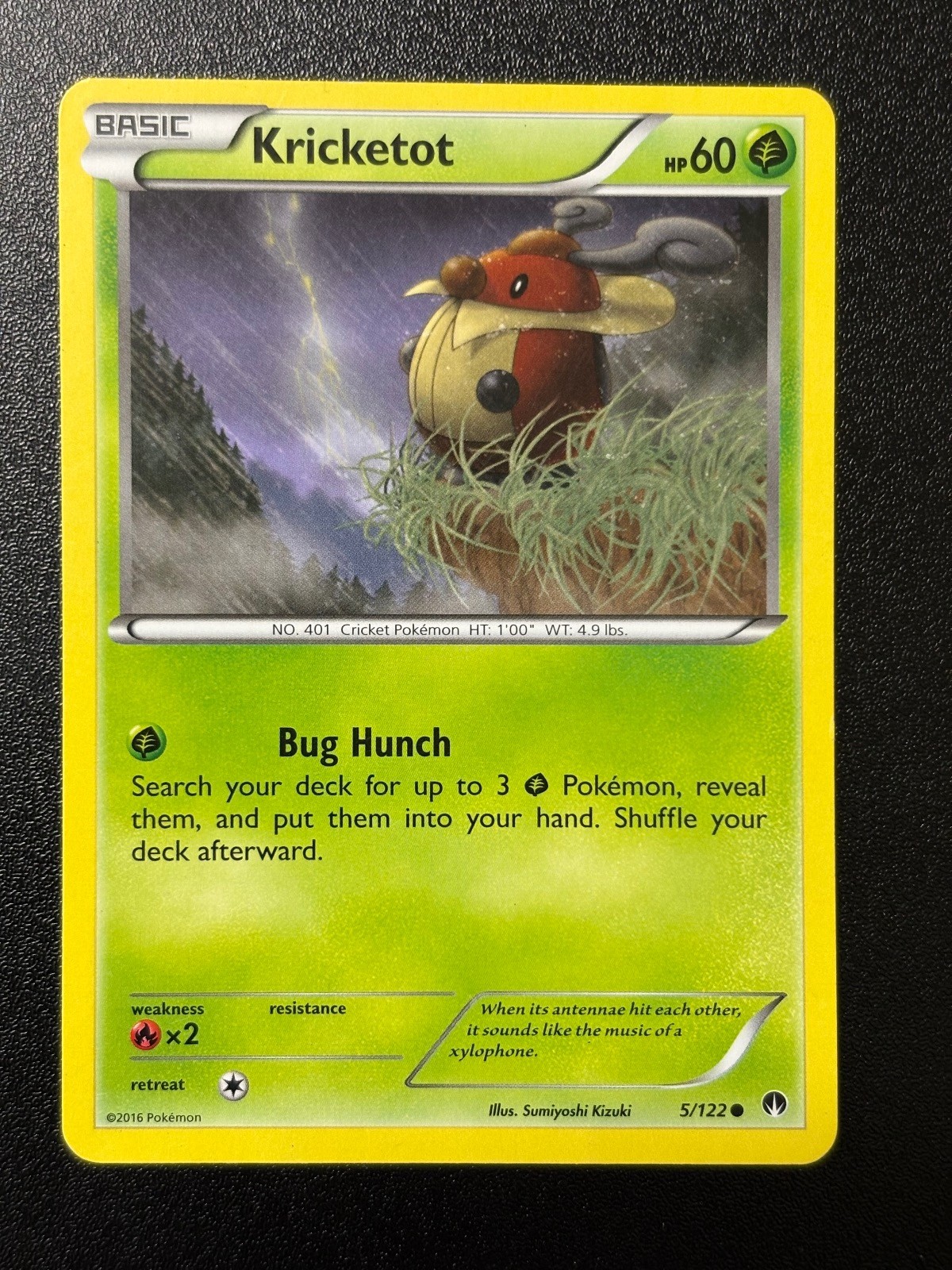 Kricketot 5/122 Common BREAKpoint Pokemon Lightly Played