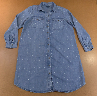 just jill denim dress Just Jill Maxi Dress